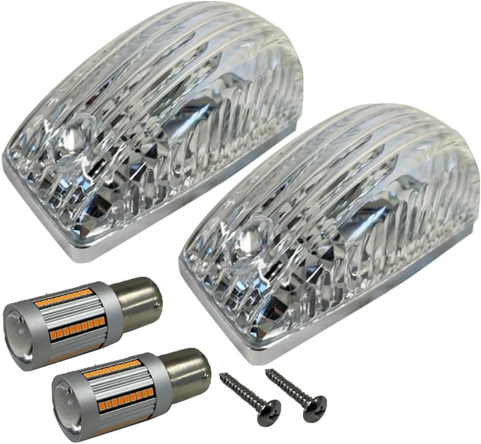 カムロード Y200系 / 12V S25 LED球付き サイドマーカー/クリアクレンズ